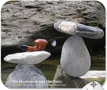 The Mushroom and the Fairy - Teddy's mushroom pipe in Liguria