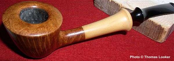 Freehand pot with boxwood shank, 2003