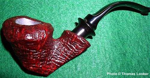 Very small Oom Paul - one of the first red-stained sandblasts, 2003