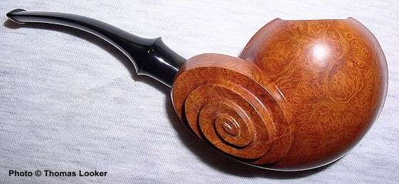 Tokutomi "Nautilus-Blowfish," fully realized shape (sometimes also called "blowfish snail"), 2003