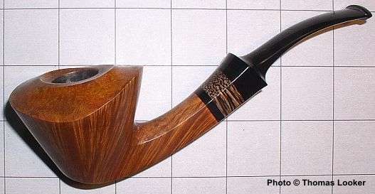 Freehand bent Dublin, with palm wood inlay, 2003