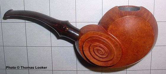 Tokutomi "Nautilus-Blowfish," with reddish stain, 2003