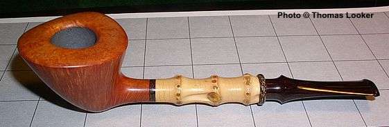 Freehand Dublin, with bamboo and palm wood ring and inlay, 2003