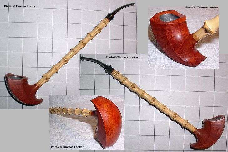 Elephant's foot variation, with long bamboo, 2003.  SPC 123