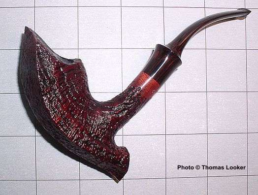 Sandblast freeform elephant's foot variation, highly asymmetrical, 2004