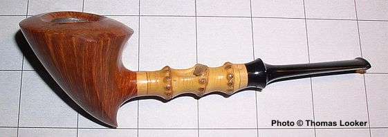 Pick-axe or elephant's foot variation, with bamboo, 2004