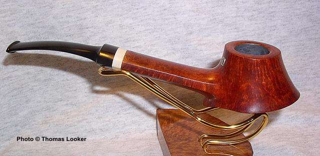 Volcano with long shank and ivory ring, 2004.  The apparently rigid, rectangular shank is subtly angled and contains many softening, asymmetric elements.