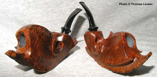 Spanish Dancers (2005) - Left: SPC 392, Hiro.  Right: SPC 387. 3 snails