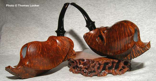 Spanish Dancers (2005) - Left: SPC 387. 3 snails.  Right: SPC 392, Hiro