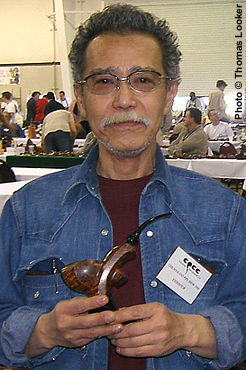 Toku in Chicago, May 2005, with Hiro Grade Freehand (reverse-curve) Cavalier